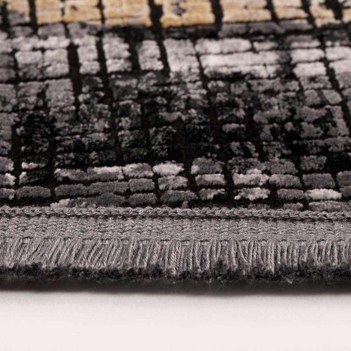 Noir 33800 Tapis Bambou Rond