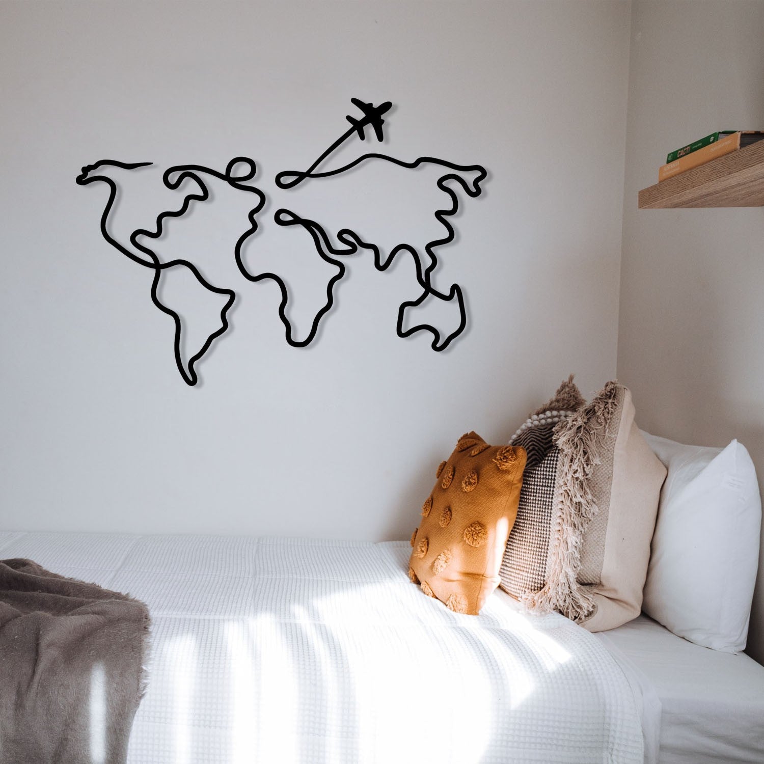 Accessoire mural en métal décoratif Mozzafiato