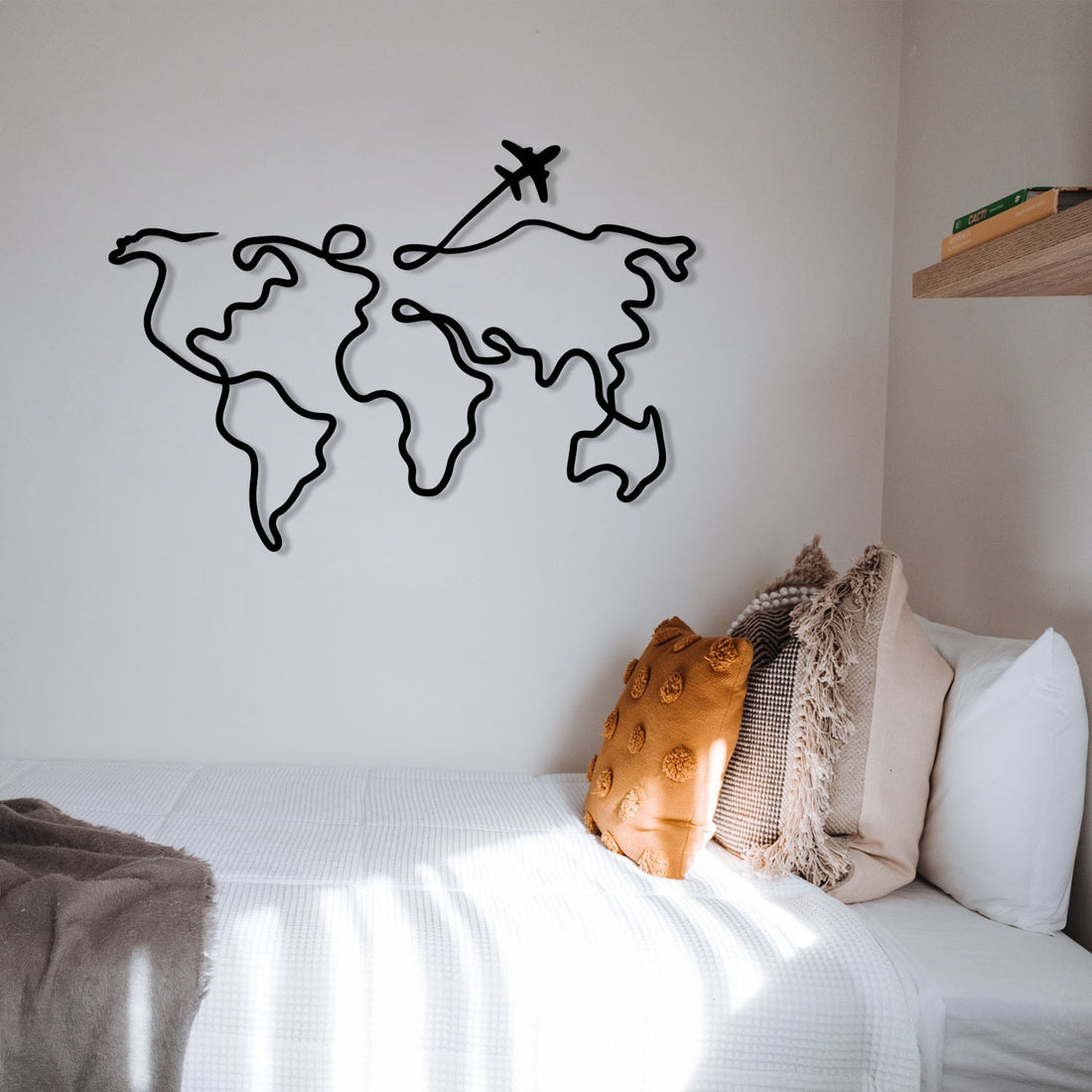 Accessoire mural en métal décoratif Mozzafiato