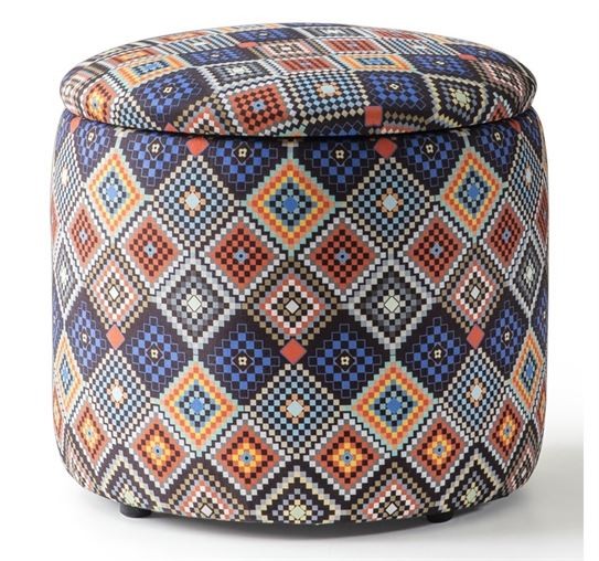 Pouf Coffre avec Espace De Rangement Mistik