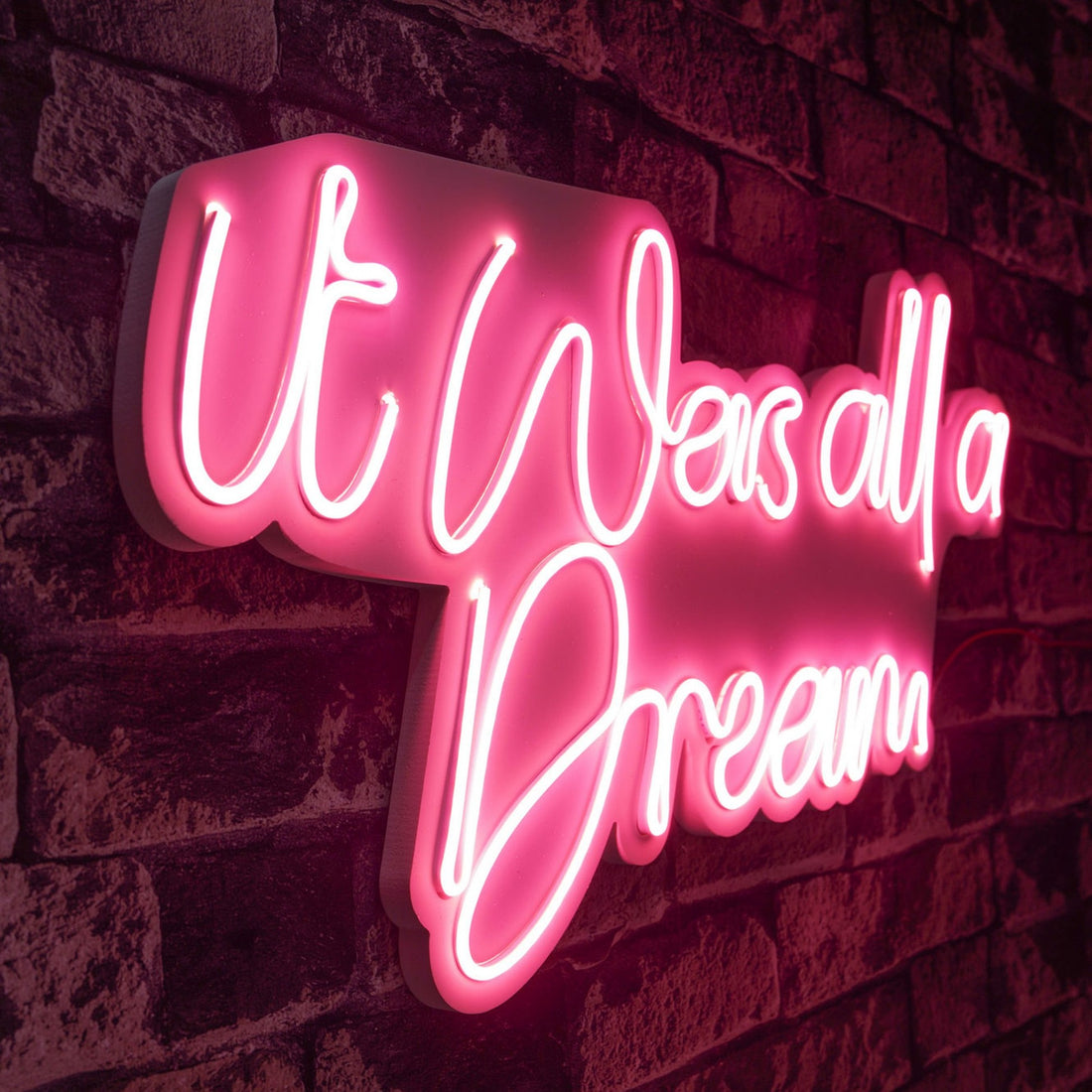 Éclairage LED en plastique décoratif It was all a Dream - Pink