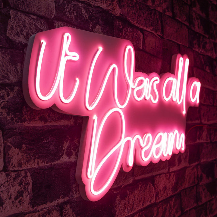 Éclairage LED en plastique décoratif It was all a Dream - Pink