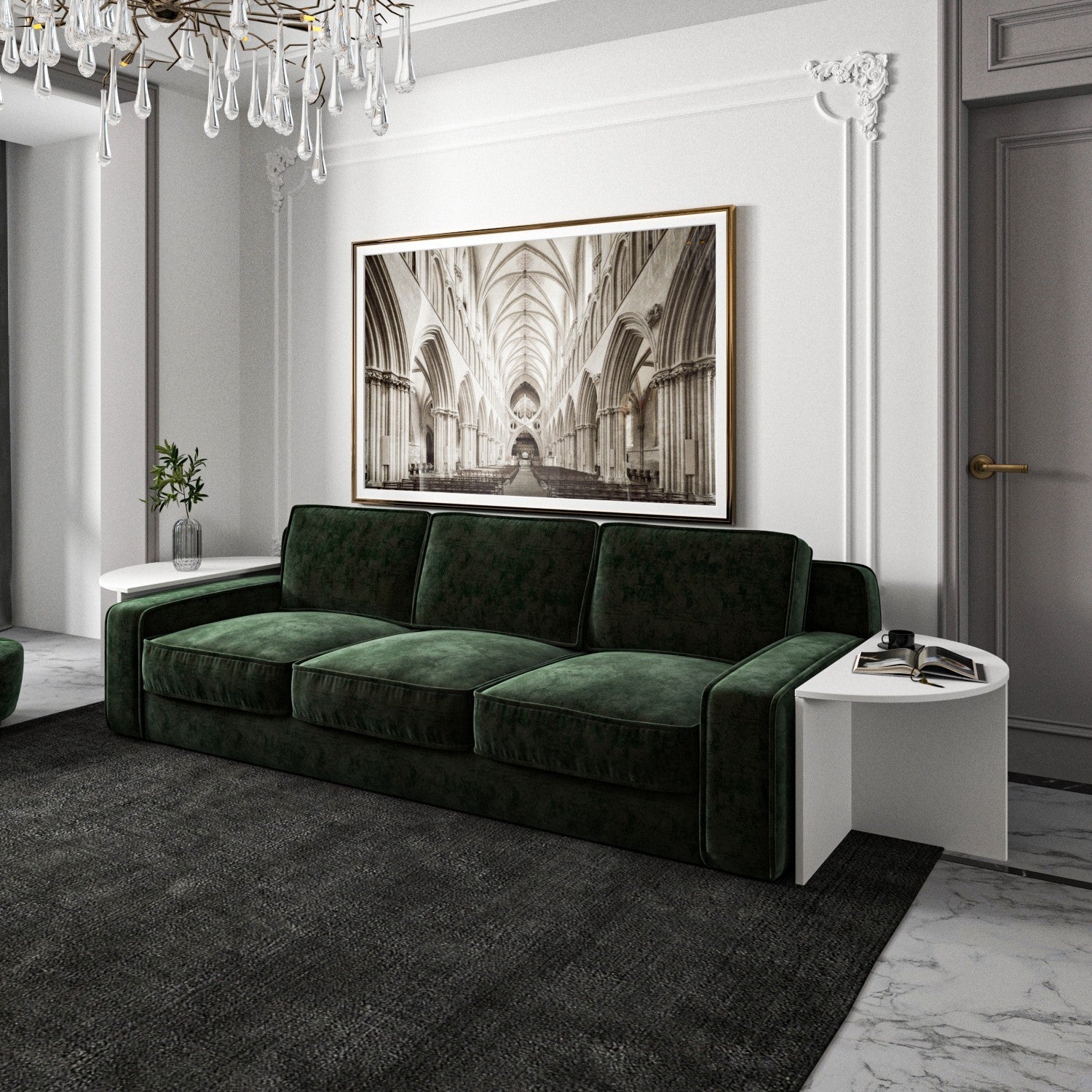 Table basse Dolunay - White