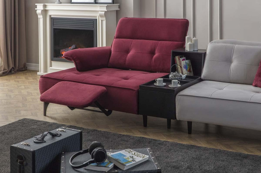 Milano Canapé Relax 3 Places Avec Stand Boîte