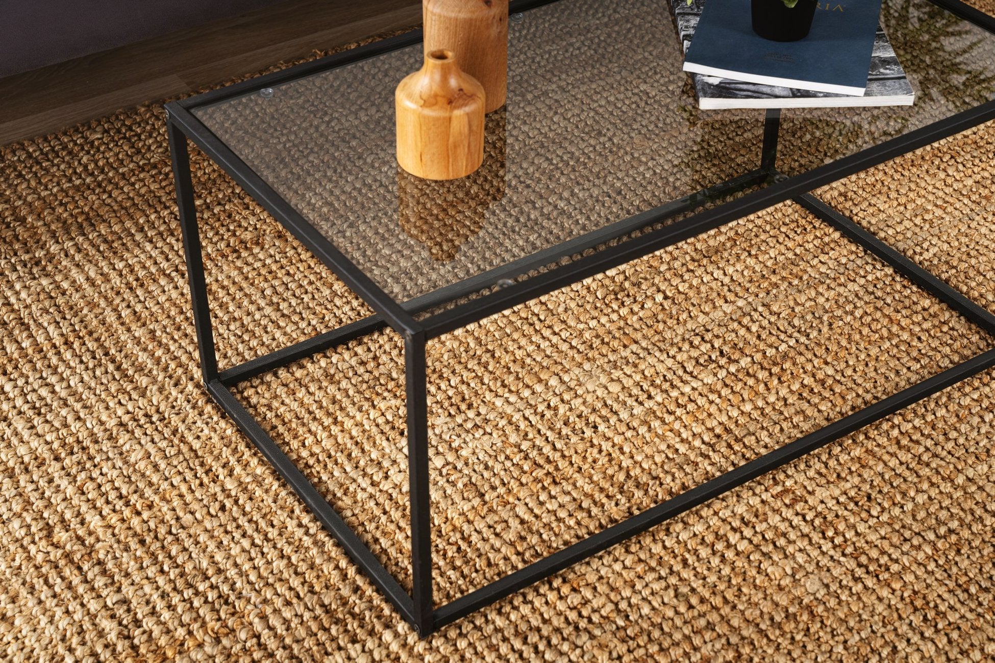 Table basse Lizbon - Smoked Glass