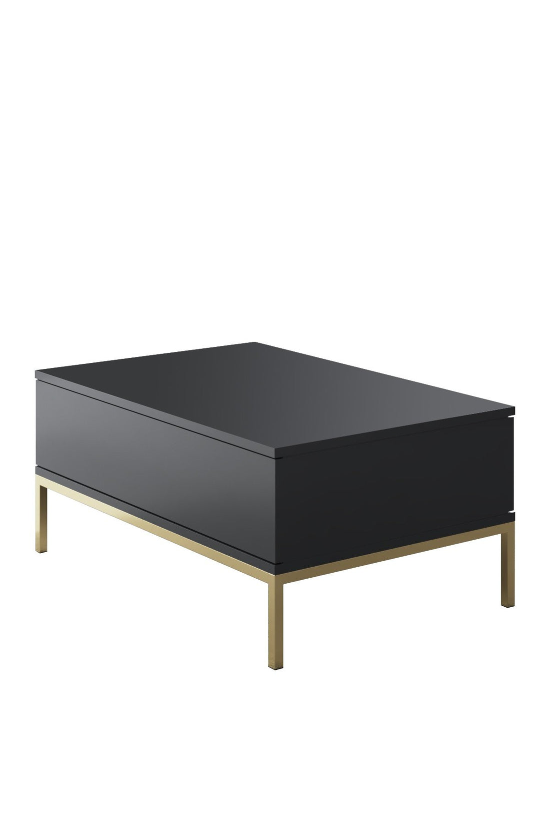 Table basse Lord - Anthracite, Gold