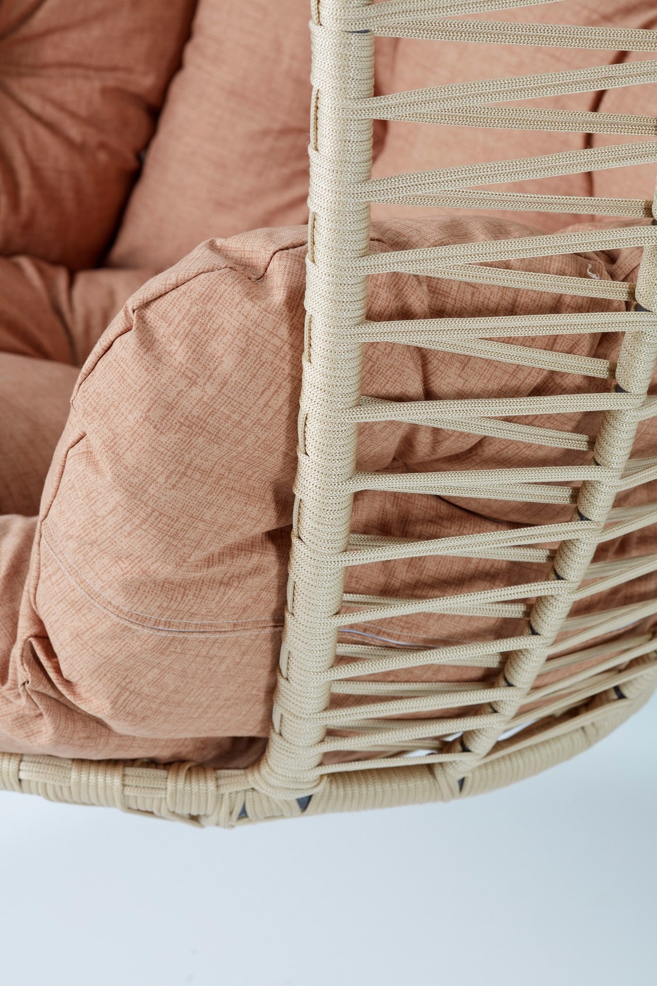 Chaise à bascule de jardin Saka 1 - Beige, Black