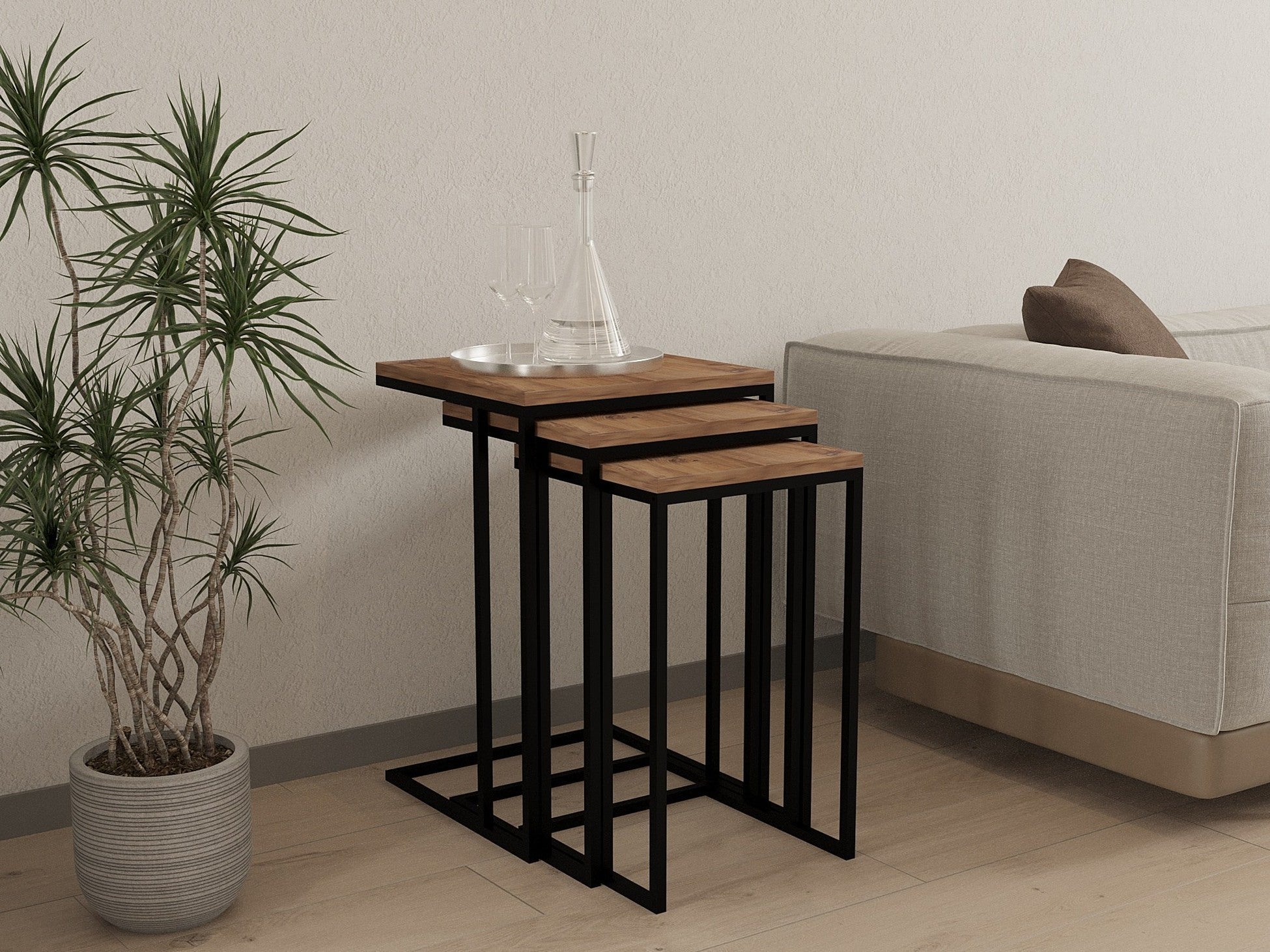 Table gigogne (3 pièces) Stoli - Atlantic