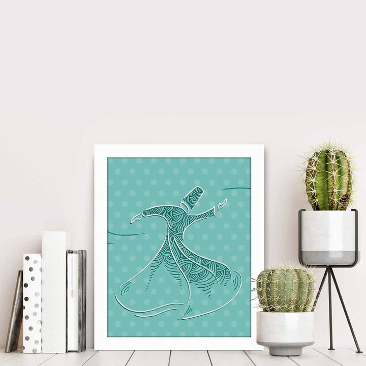 Peinture mdf encadrée décorative BCT-087