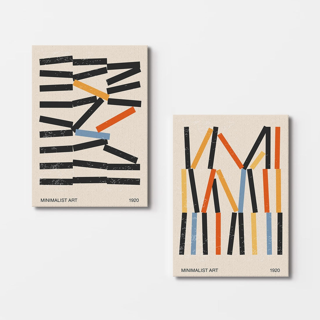 Peinture décorative en toile (2 pièces) 2KNV4267 - 50 x 70