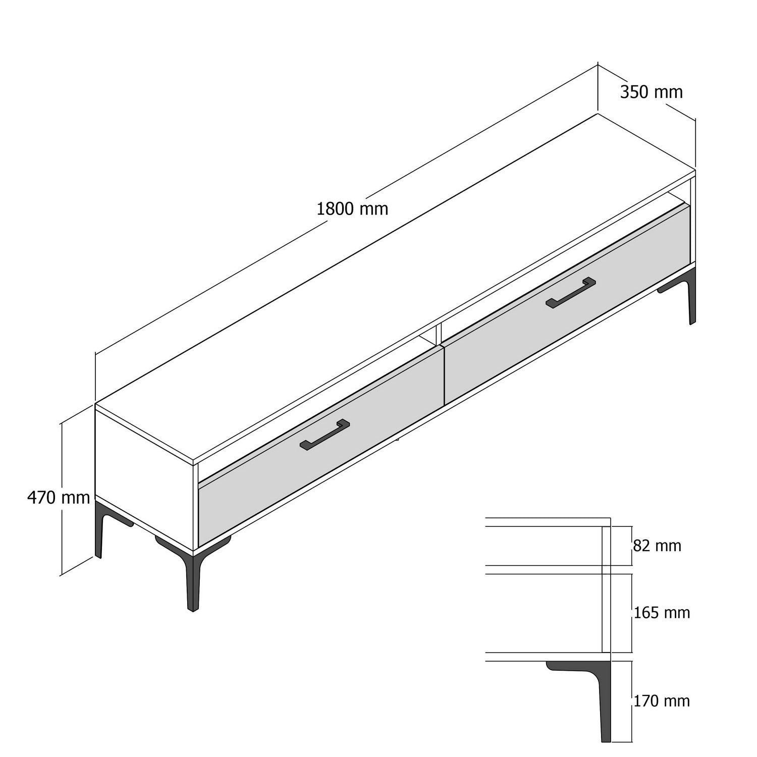 Unité de télévision Istanbul 2 - Walnut