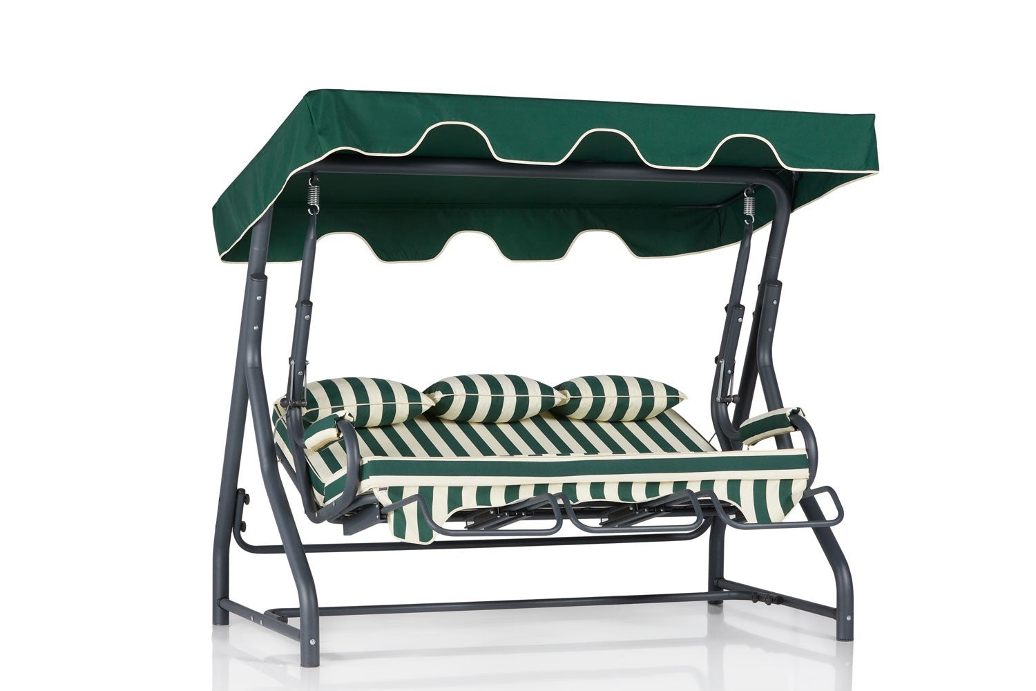 Chaise swing triple jardin Salvia 3 - Multicolor