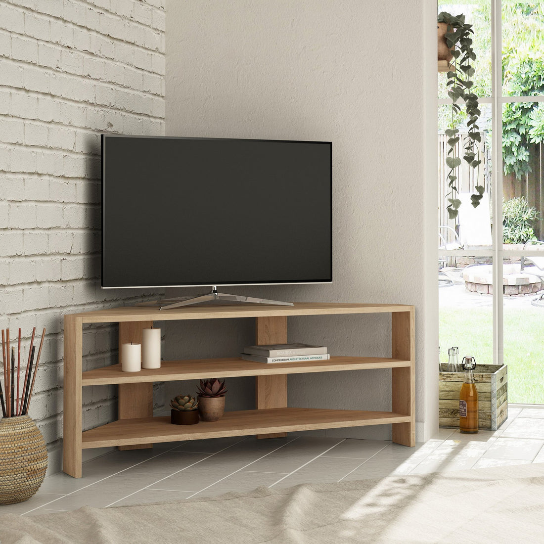 Meuble TV Thales Corner - Oak
