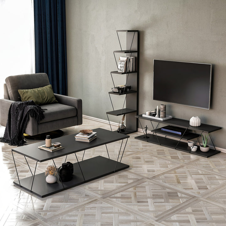 Ensemble de meubles de salon Epsilon - Anthracite