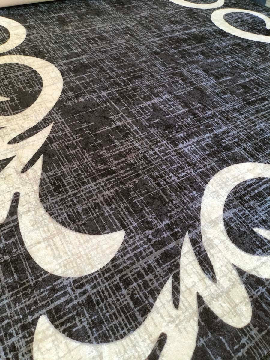 Pvc 0519 Tapis Noir 160x230