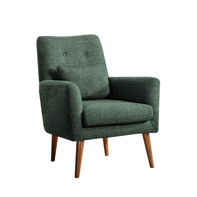 Ensemble canapé convertible 2 places et fauteuil Ikaria Tissu Vert