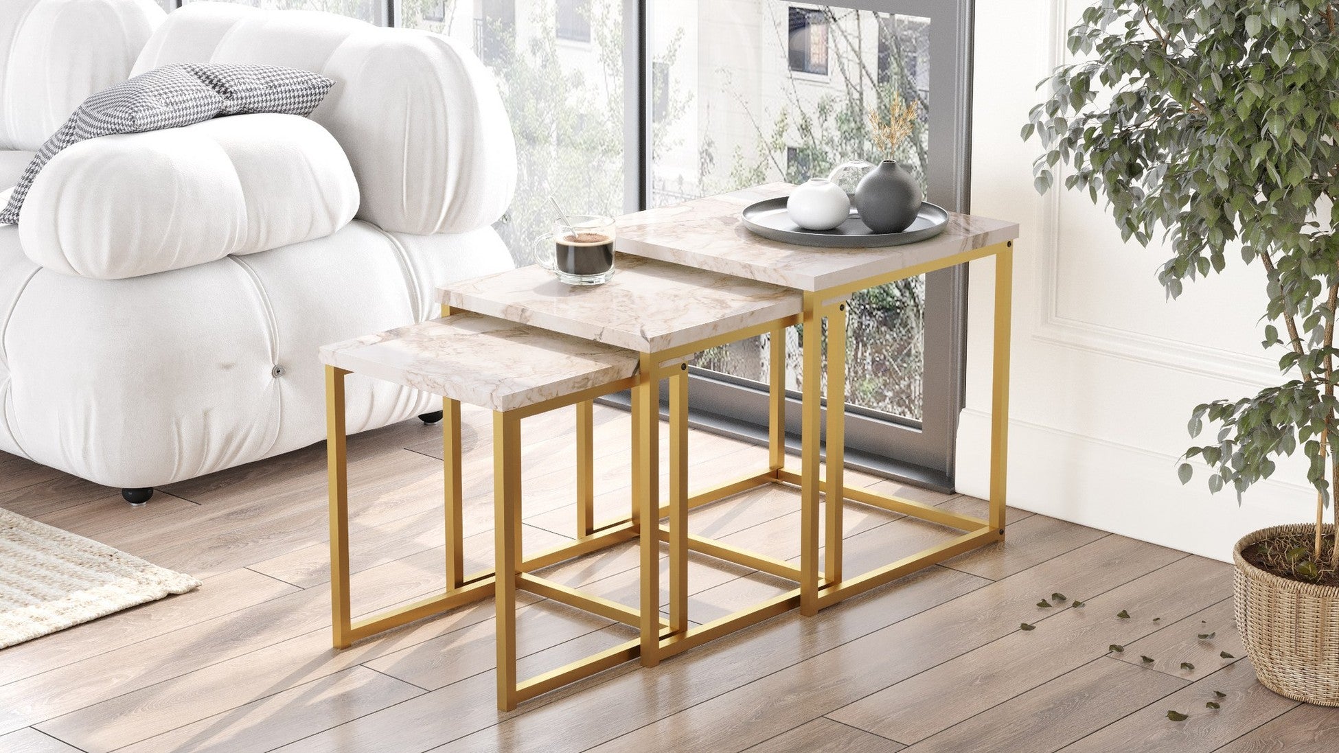 Table de nidification (3 pièces) VG7-GE