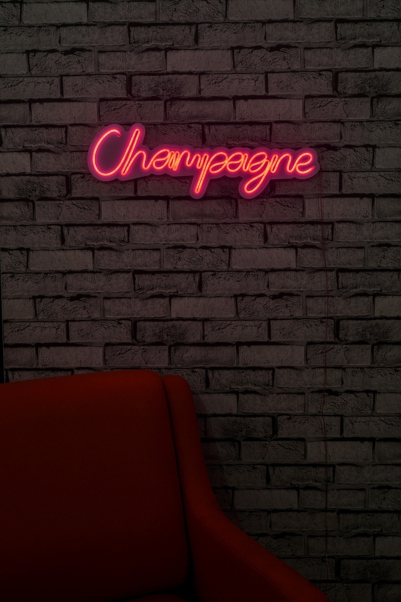 Éclairage LED en plastique décoratif Champagne - Pink