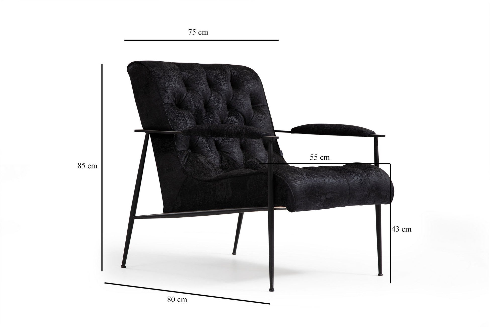 Chaise Matilda - Black