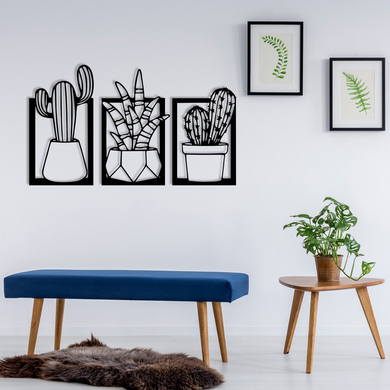 Accessoire mural en métal décoratif Nazen