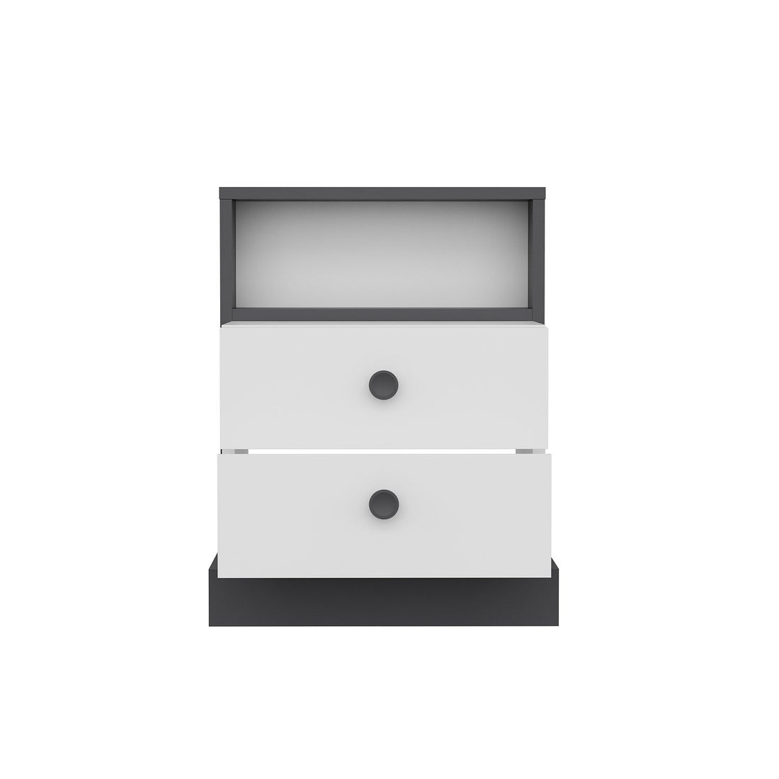 La table de nuit Life - White, Anthracite