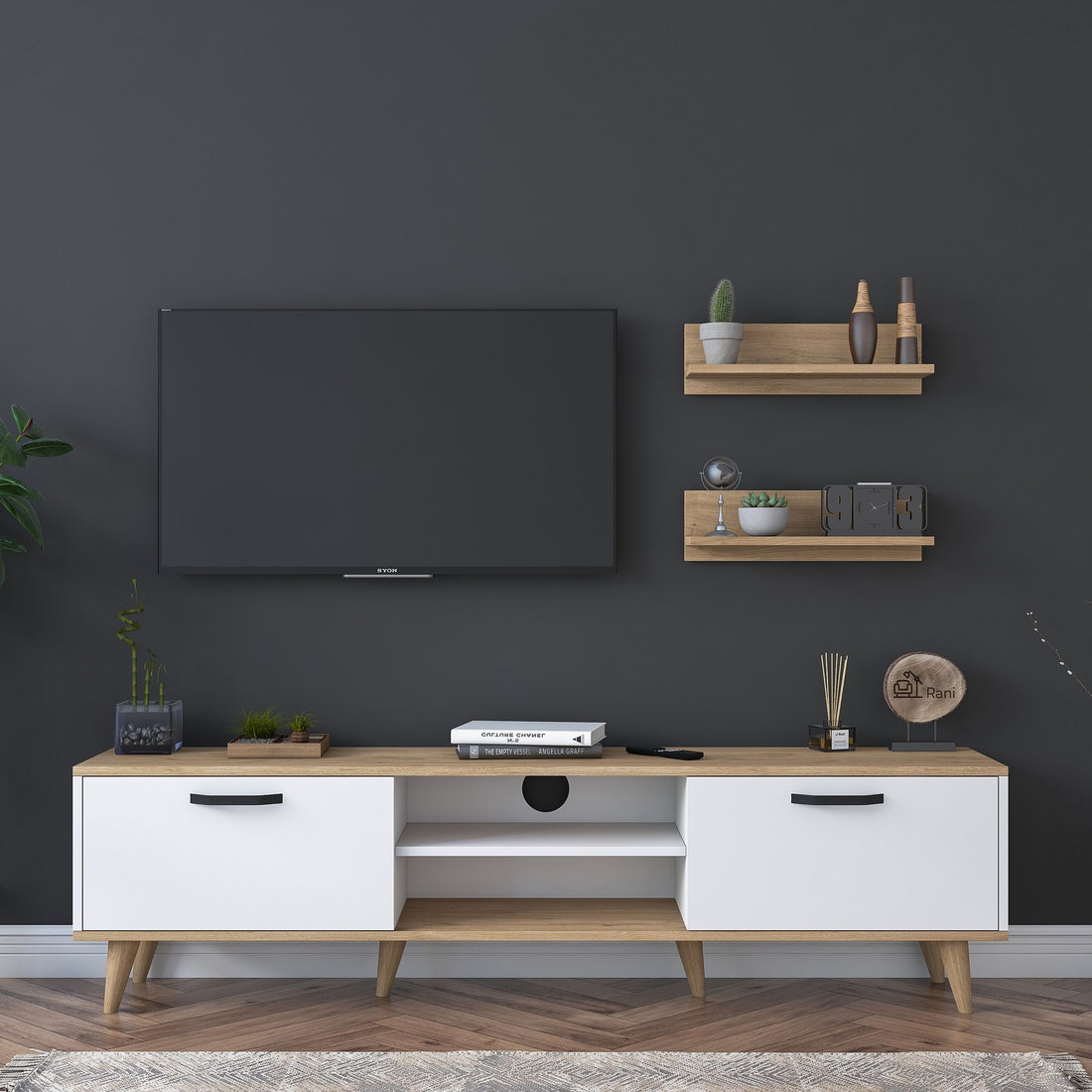 Unité de télévision M48 - 1043 - Walnut