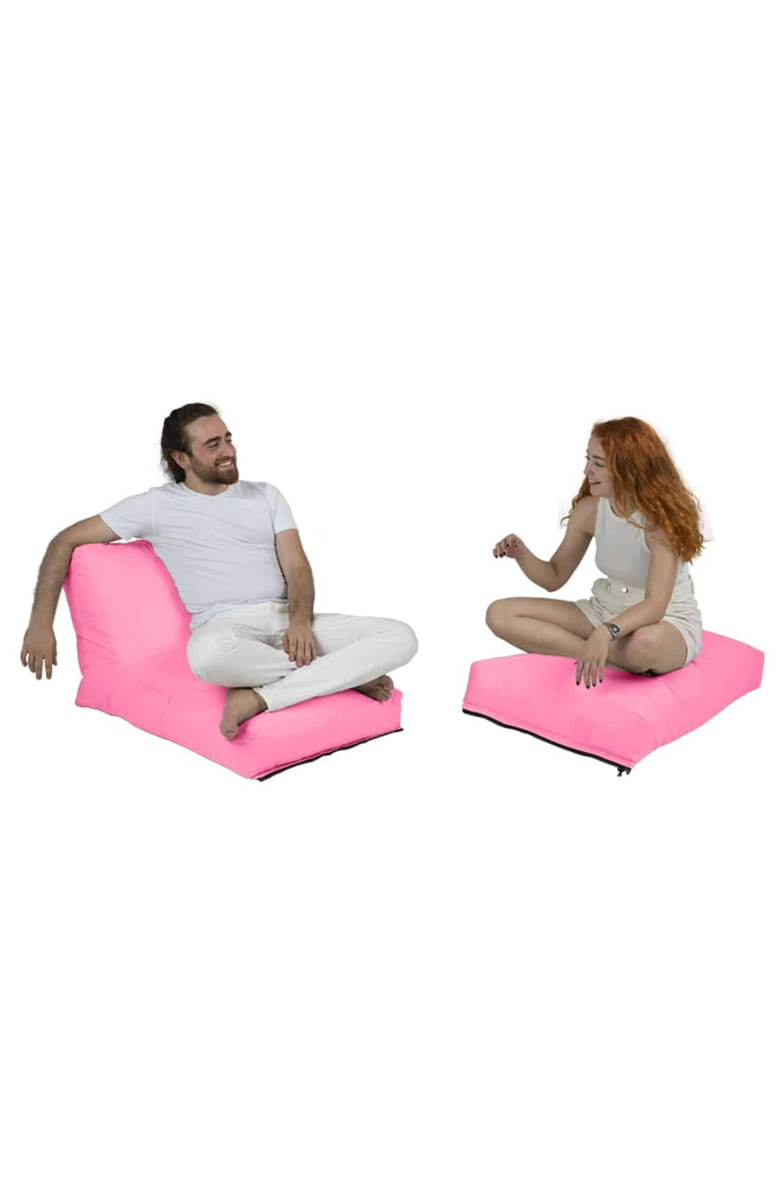 Siesta Pouf convertible / coussin de sol Rose