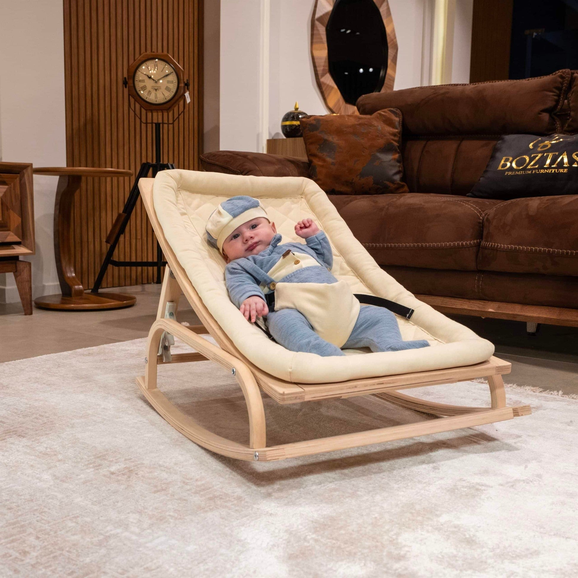 Transat bébé bois ajustable