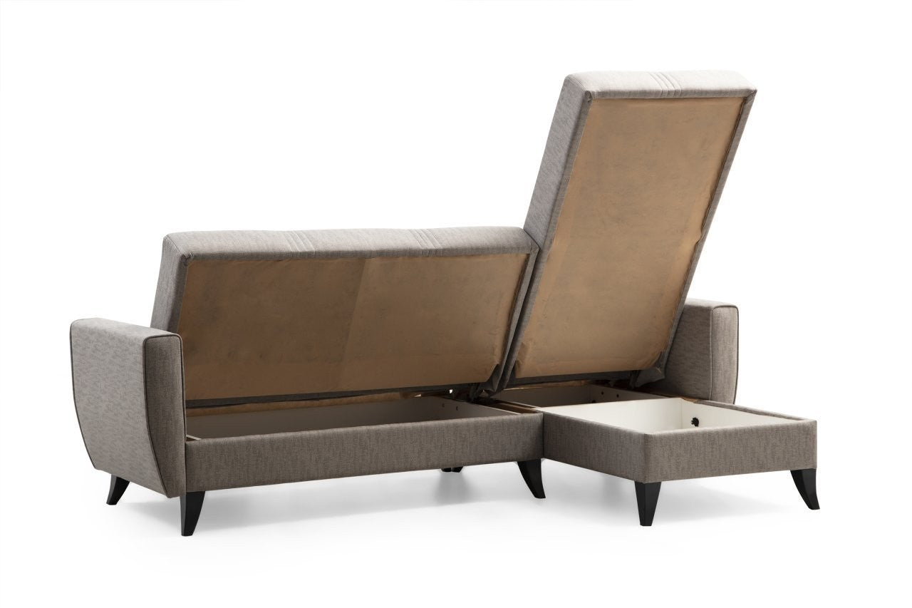 Canapé d'angle Zaden L - Light Grey