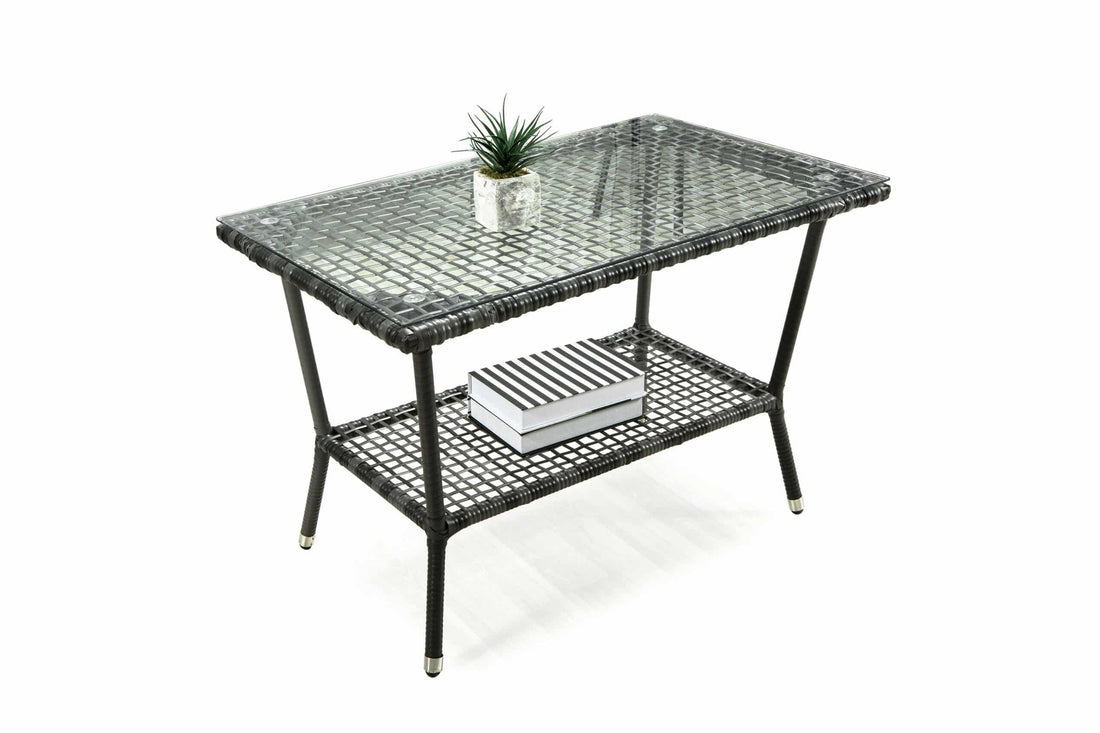 Salon de jardin avec coussins &amp; table basse İnverno