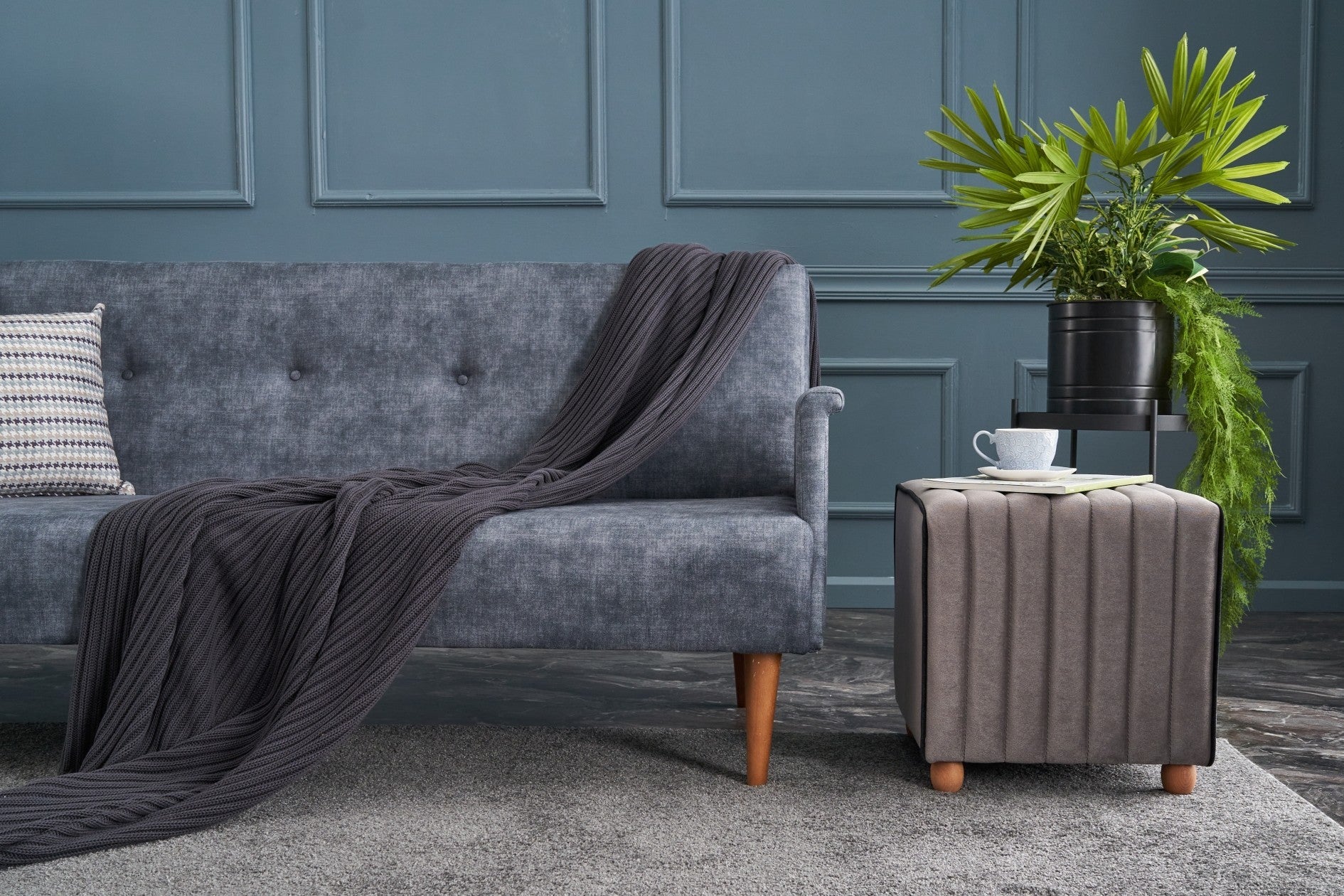 Pouf Mona Puf - Grey