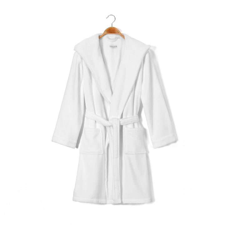 Peignoir de bain Chicago Hooded - White