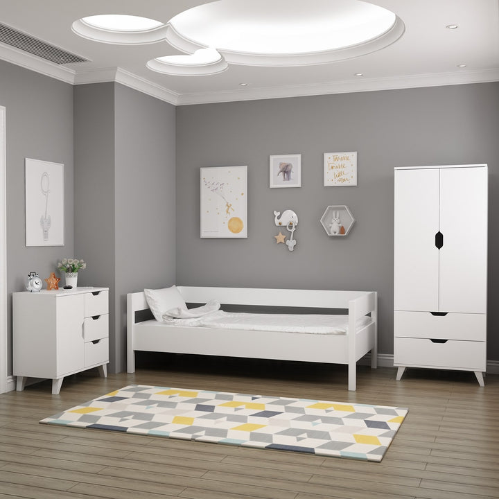 Ensemble de meubles de chambre à coucher Valencia 3+1 - White