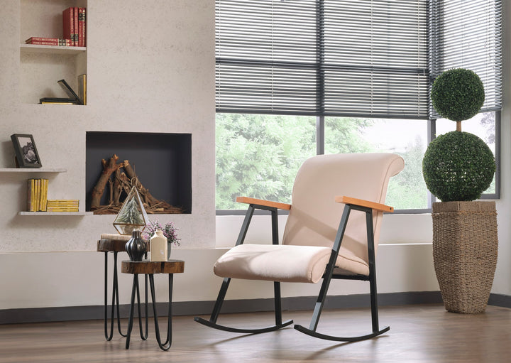 Fauteuil à bascule Yoka - Cream