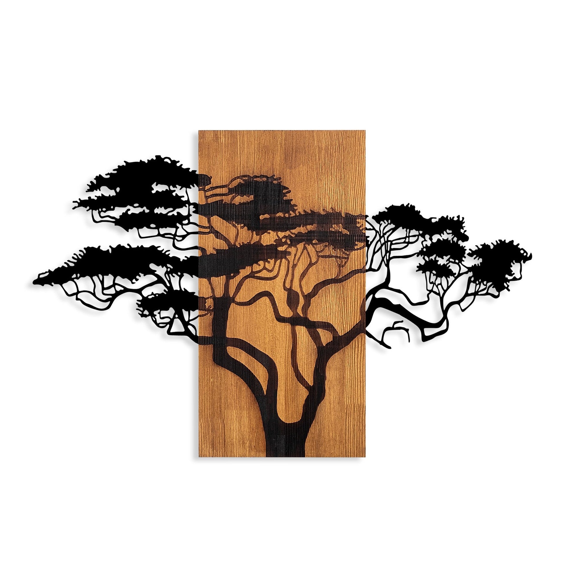 Accessoire mural en bois décoratif Acacia Tree - 387