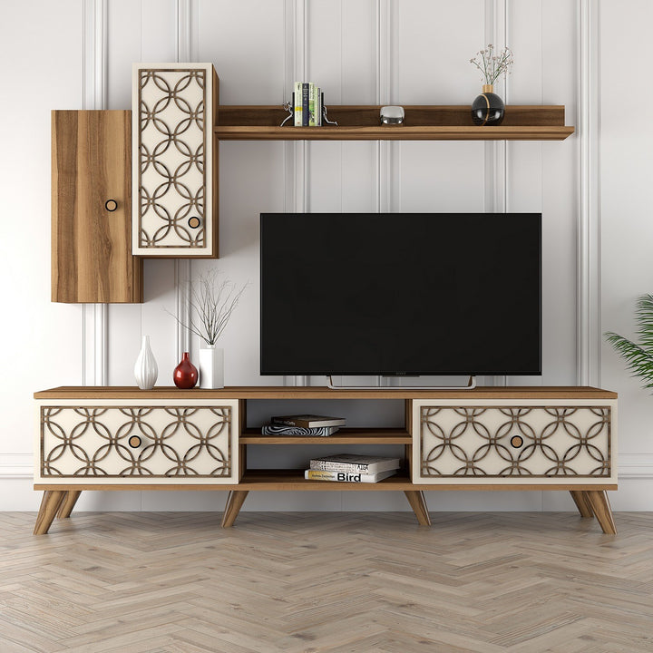 Unité de télévision Class S - Walnut, Cream