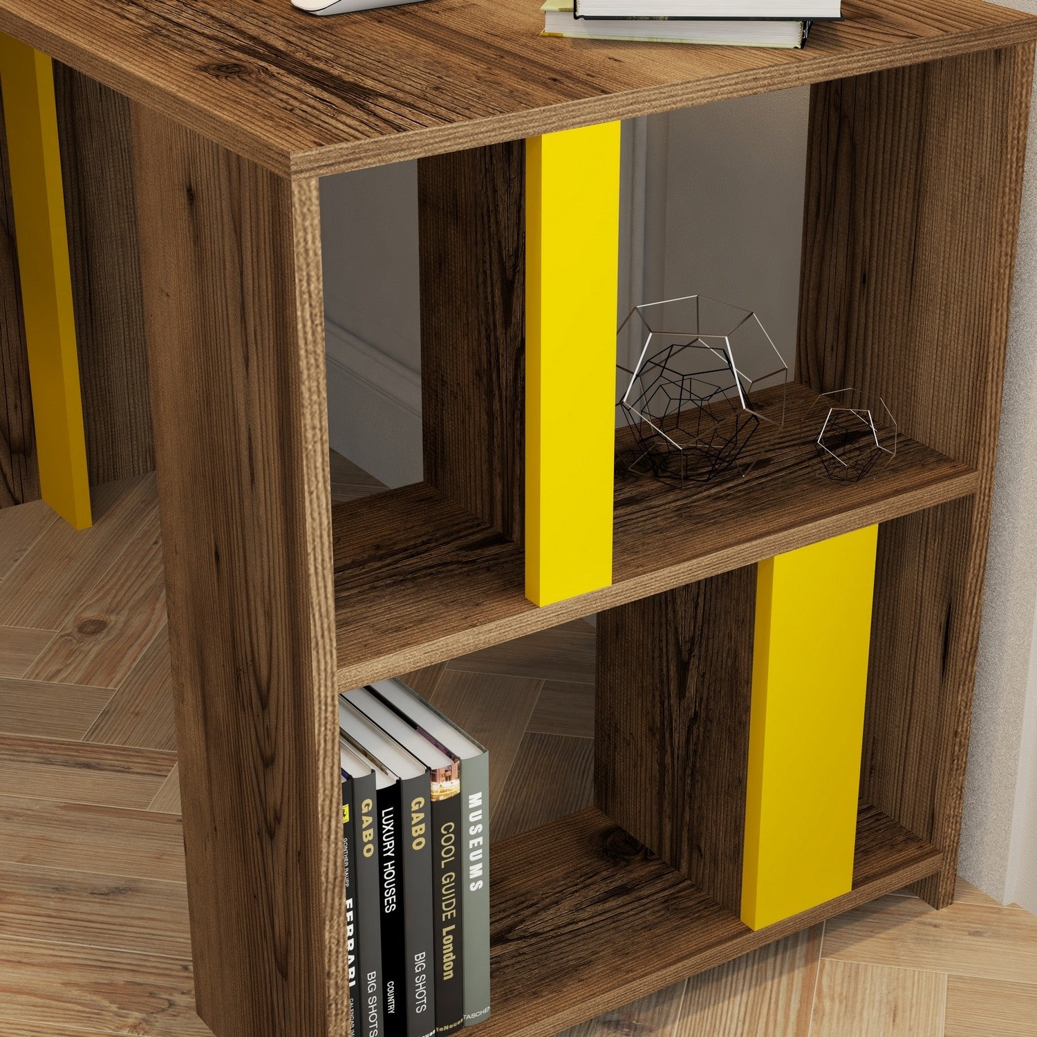 Bureau d'étude Lima - Walnut, Yellow
