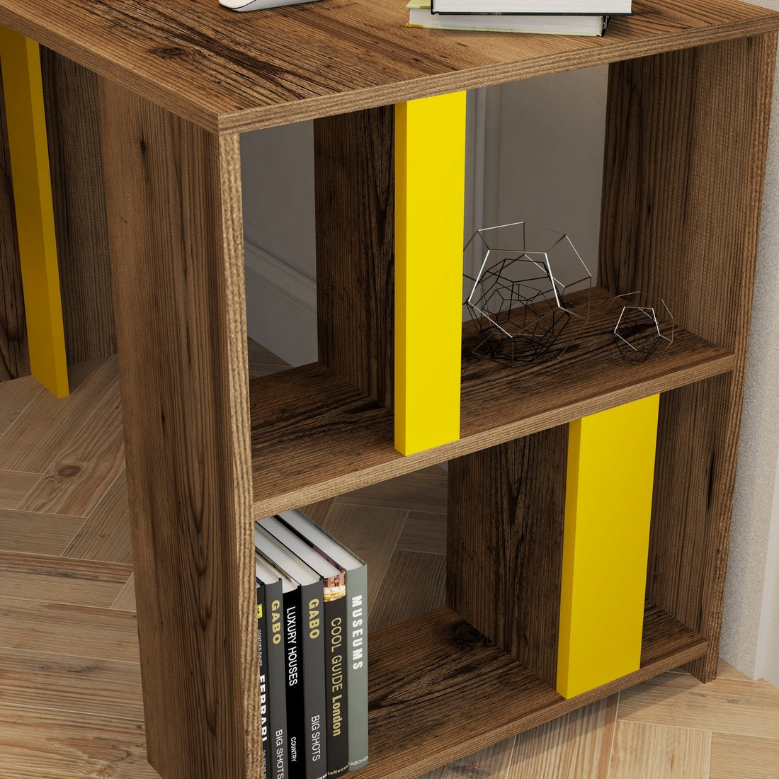 Bureau d'étude Lima - Walnut, Yellow