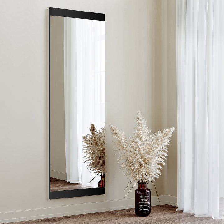Miroir Boy Aynası Dekoratif Basic Siyah 40x120