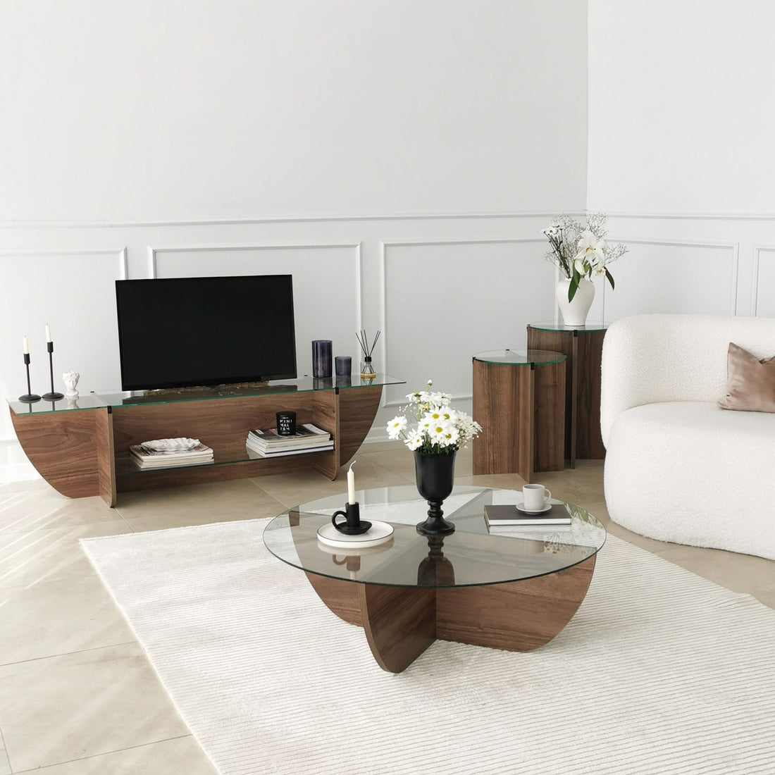 Meuble TV Lily TV - Walnut
