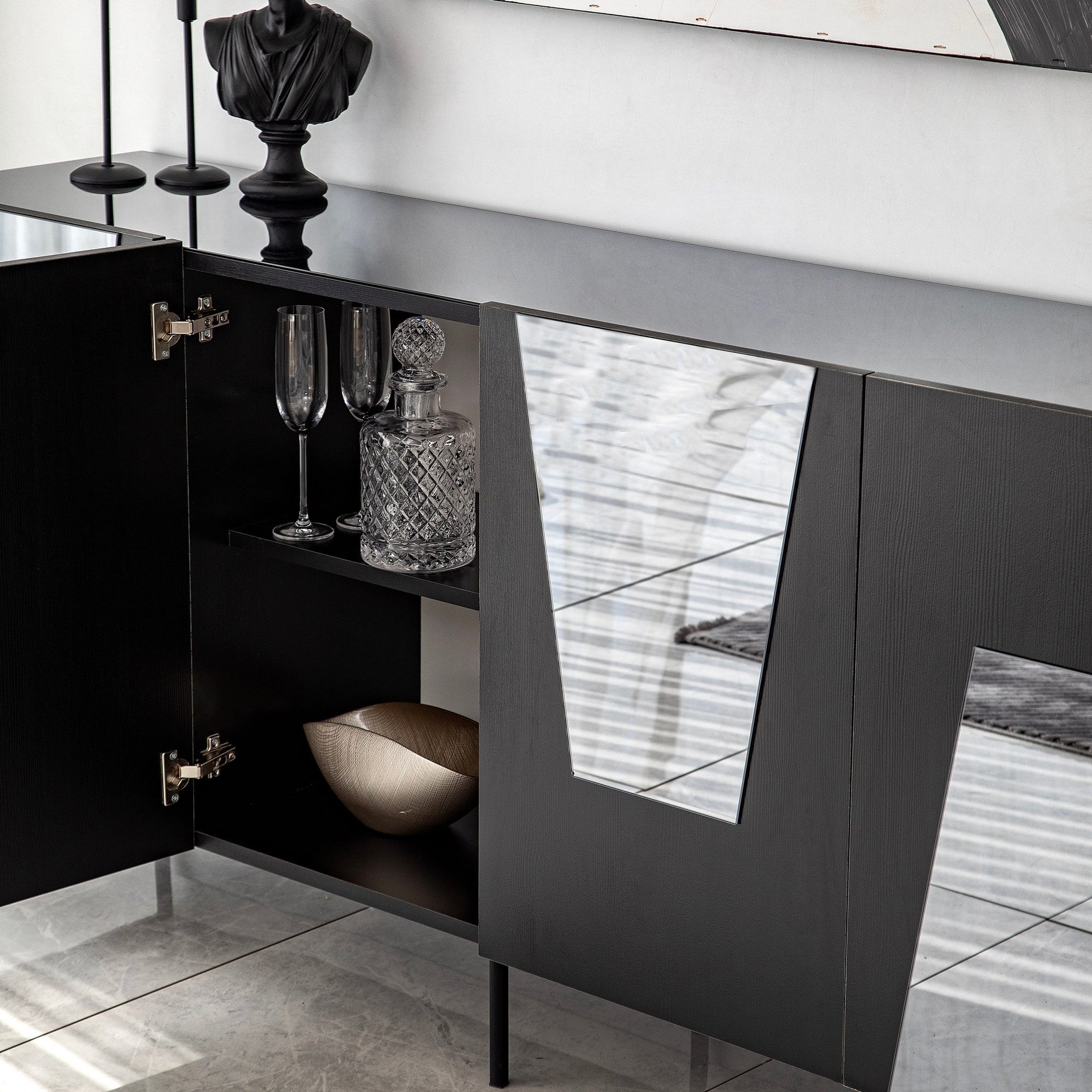 Console Venice - Black, Fume