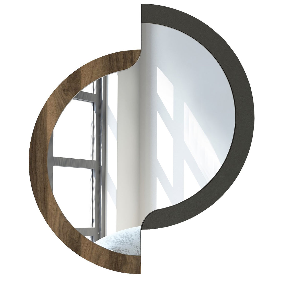 Miroir décoratif en aggloméré Igero