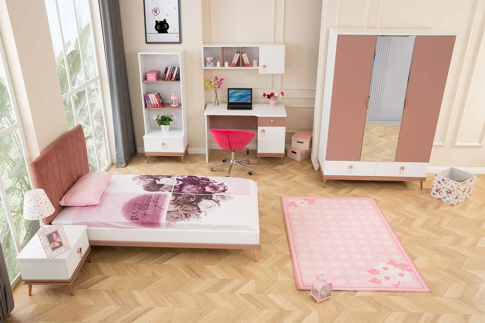 Rosetta Ensemble chambre enfant/ado complète (6 éléments)