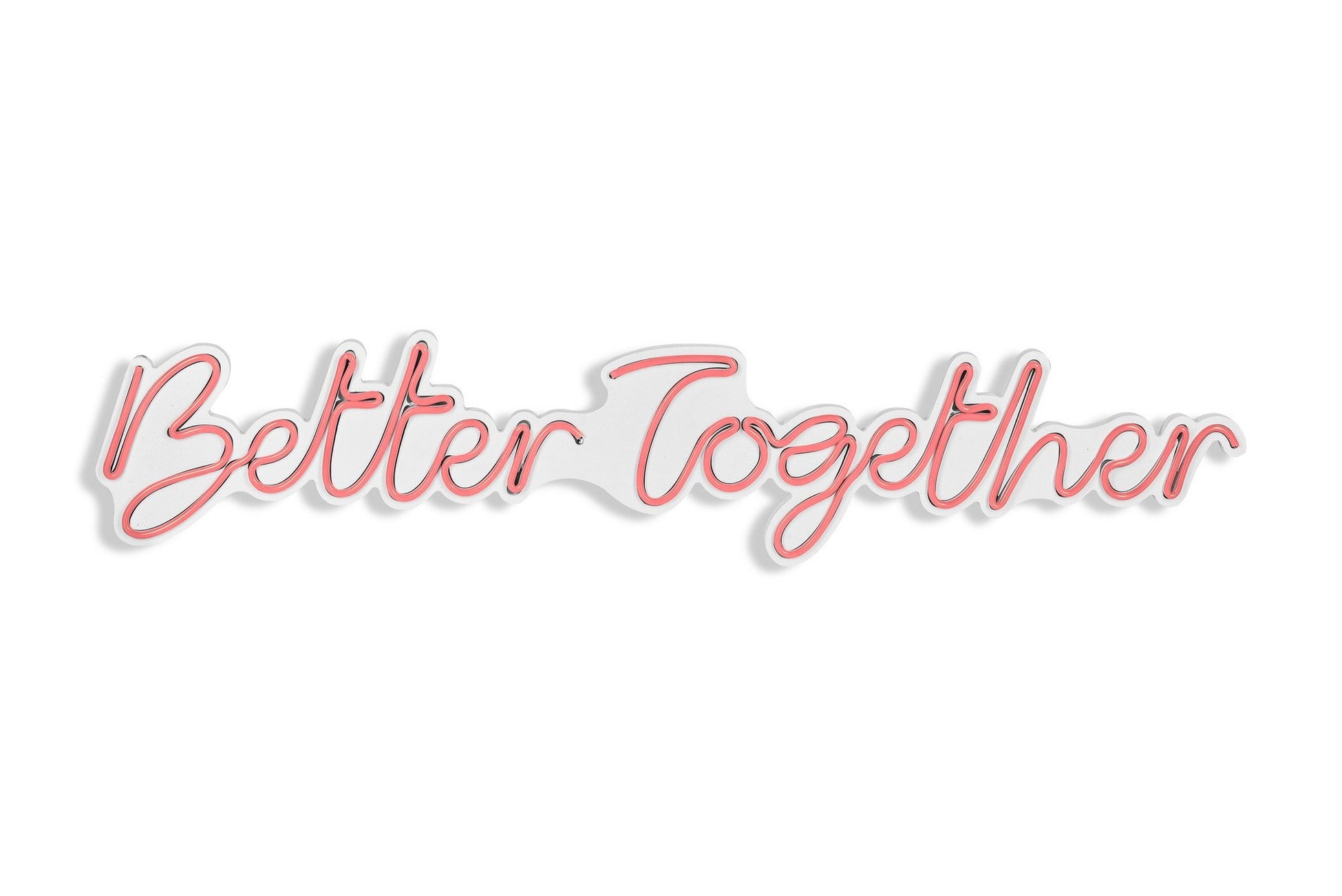 Éclairage LED en plastique décoratif Better Together - Pink