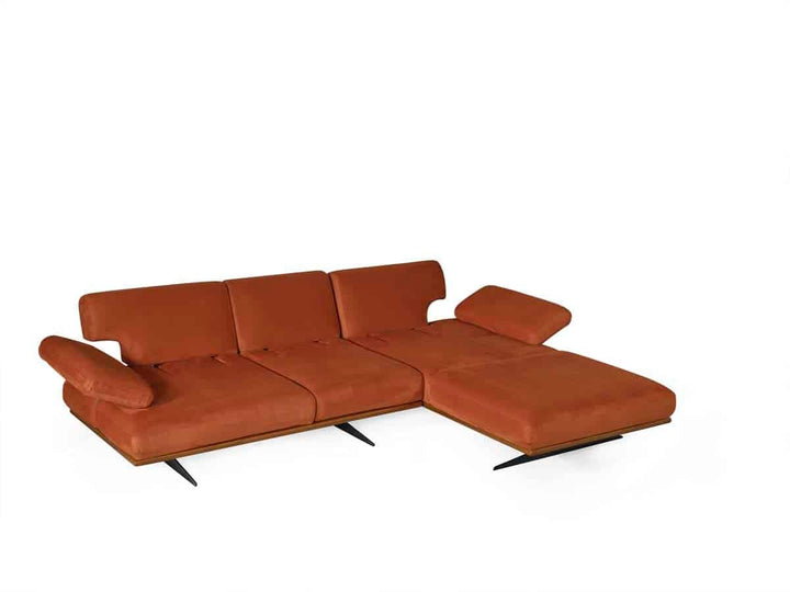 Milano Canapé D'angle Orange Module Droit