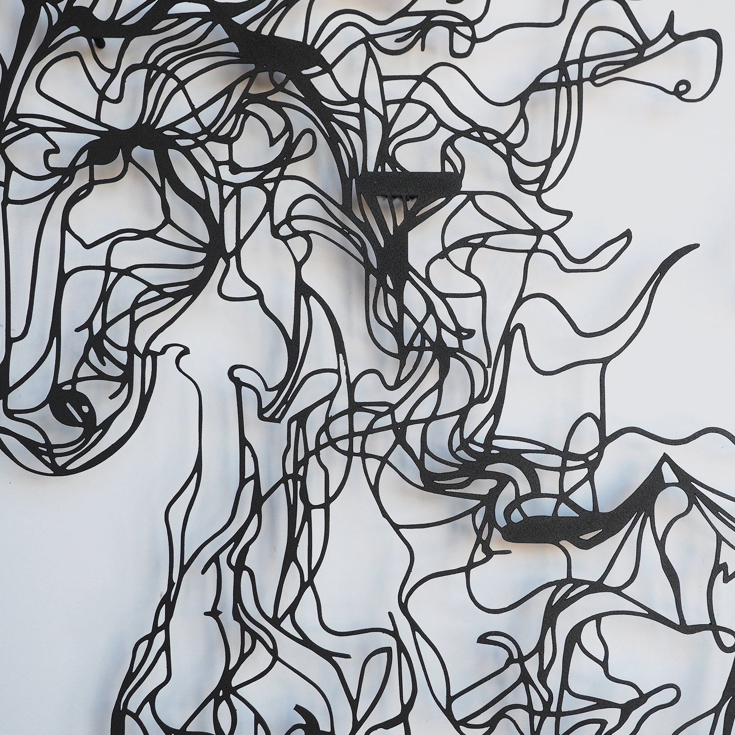 Accessoire mural en métal décoratif Metal Horse Line Art - APT724