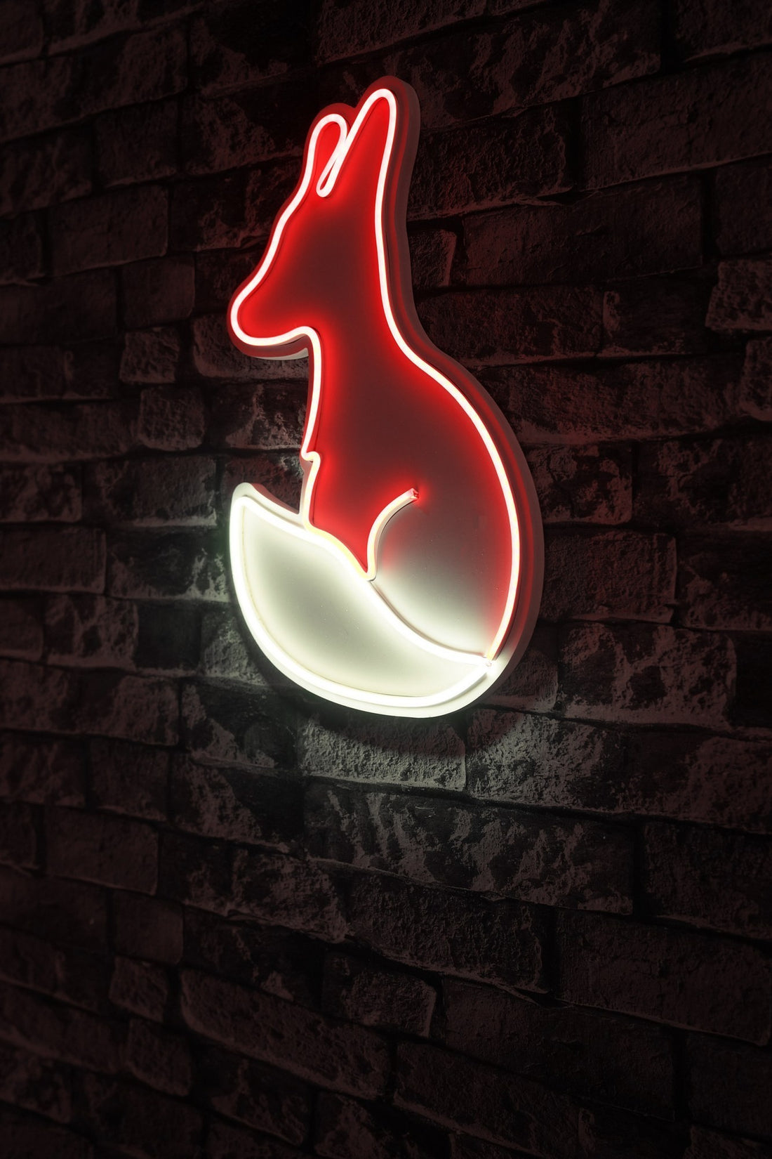 Éclairage LED en plastique décoratif Fox - Red