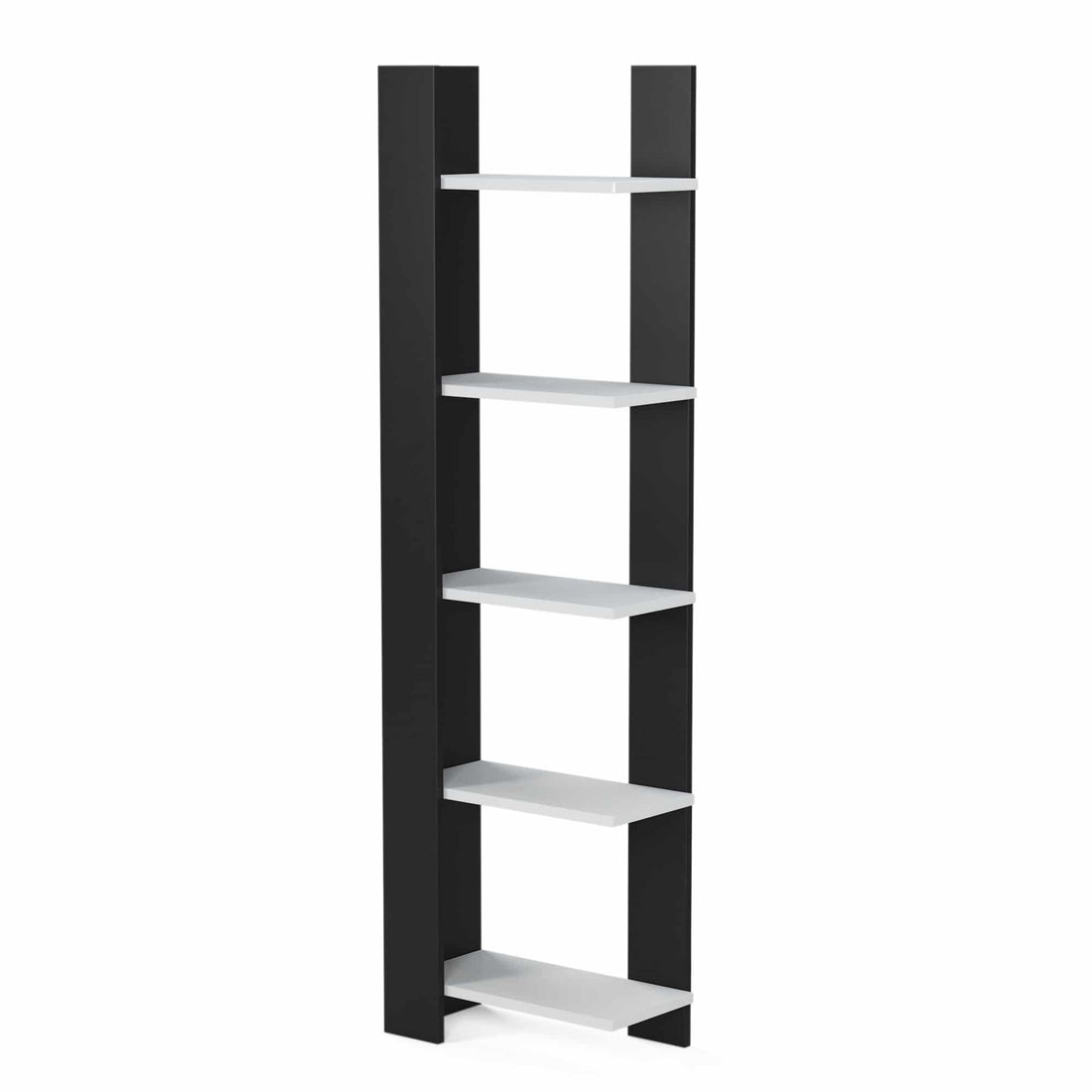 Bibliothèque à 5 niveaux Reeta | Bibliothèque d'angle