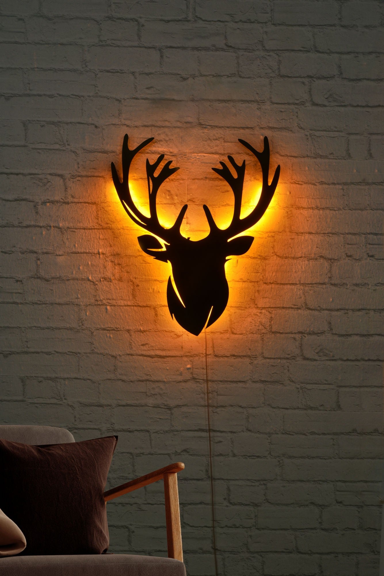 Éclairage LED décoratif Deer 2 - Yellow