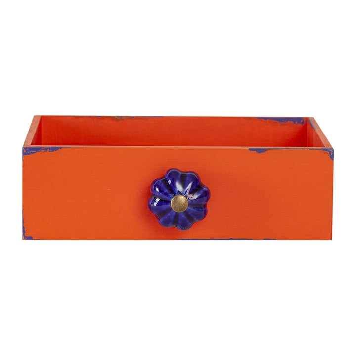 Tiroir présentoir bohème orange